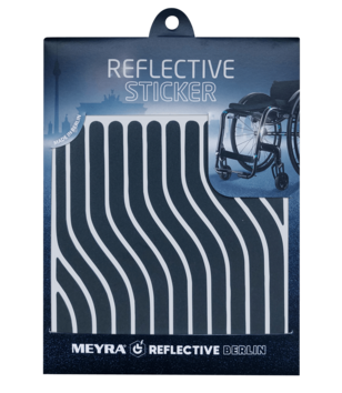 Autocollant réfléchissant MEYRA - noir