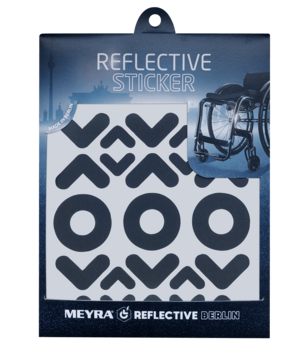 Autocollant réfléchissant MEYRA - noir