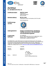 MEYRA - Certificat ISO