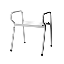 Tabouret de douche XXL avec accoudoirs