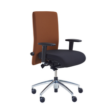 Chaise de bureau pivotante moderne avec assise de soutien des disques intervertébraux ou siège arthrodèse MODELL 1.200