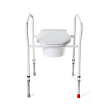 Siège de toilette en cas d’enraidissement de l’articulation de la hanche